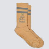 Crew Pilates Grip Socks